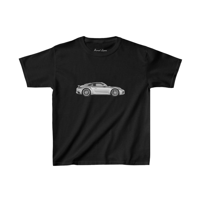 'SILVER SPORTS CAR" BABY TEE